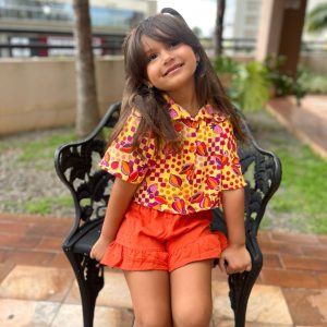 Conjunto fruit orange