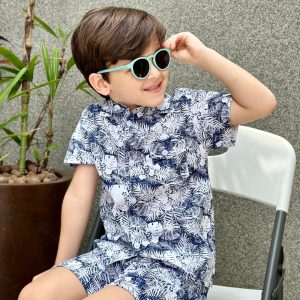 Conjunto floral mauricinho